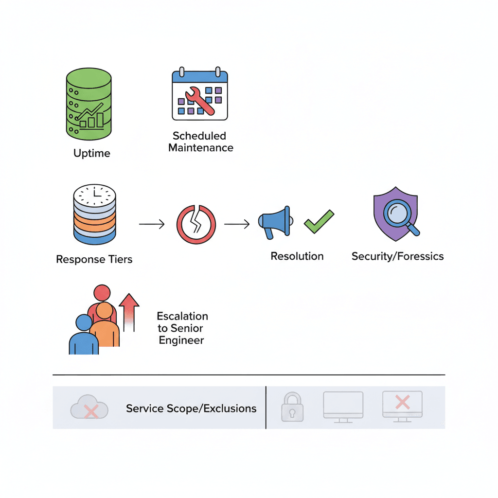 MSP SLA Checklist for Small Businesses in NJ & NY: What to Require from Your Managed IT Provider