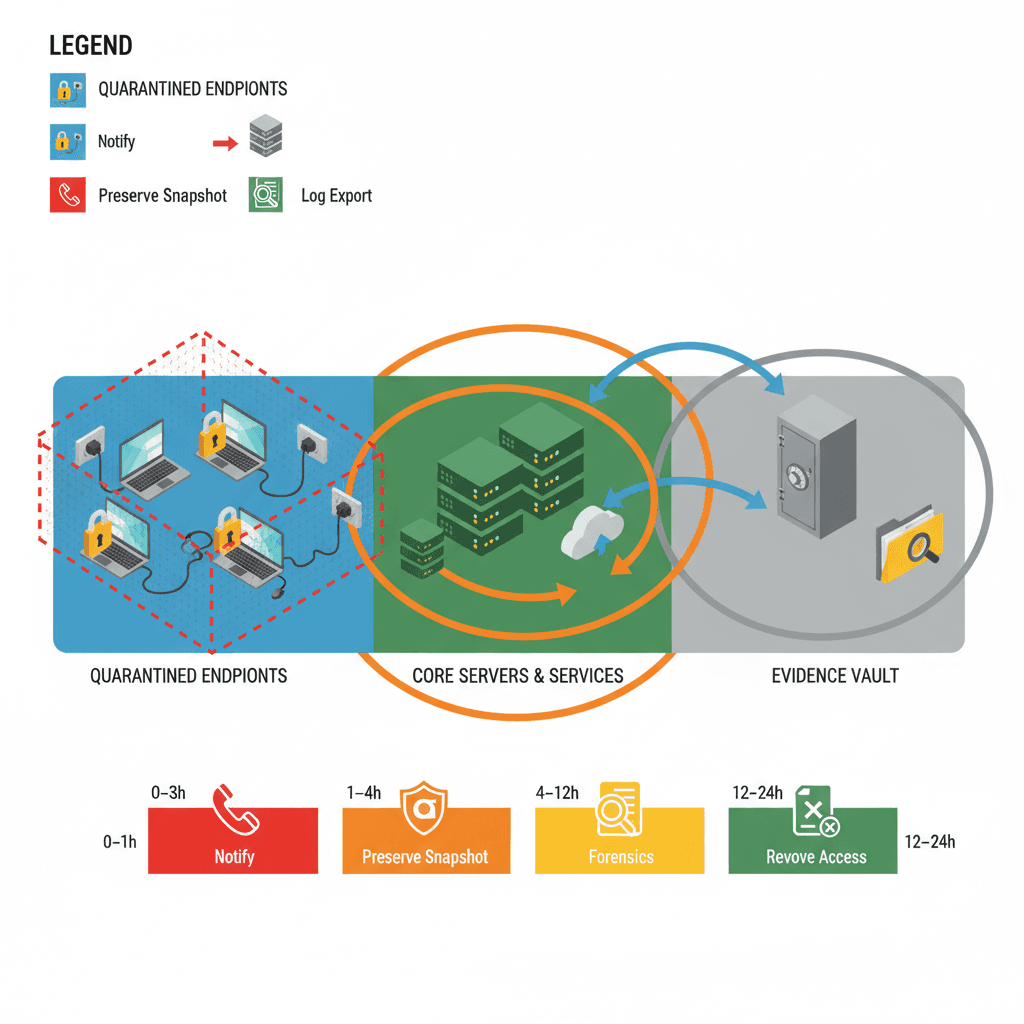 Containment Playbook: The First 24 Hours After Ransomware Detection for NJ & NY SMBs
