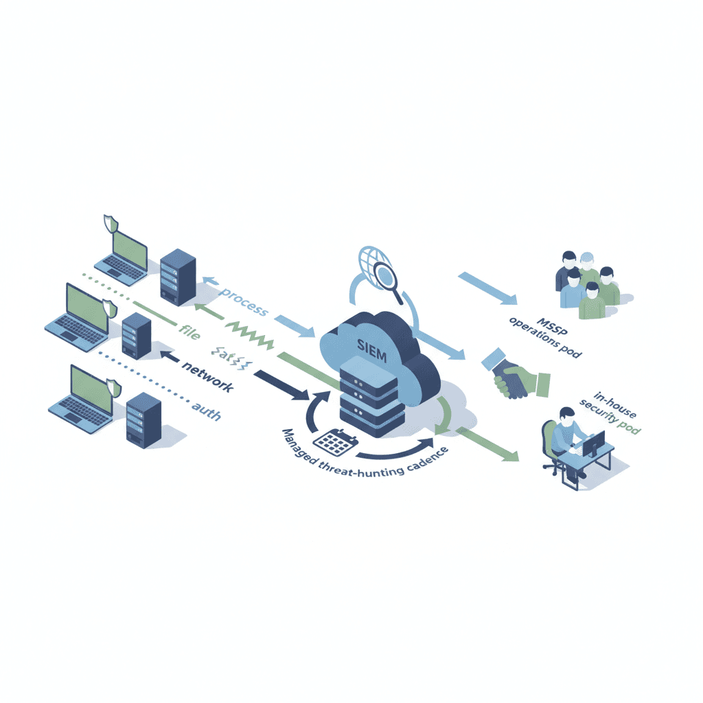How to Integrate EDR with SIEM & Managed Threat Hunting for Co‑Managed Environments (NJ & NY Guide)